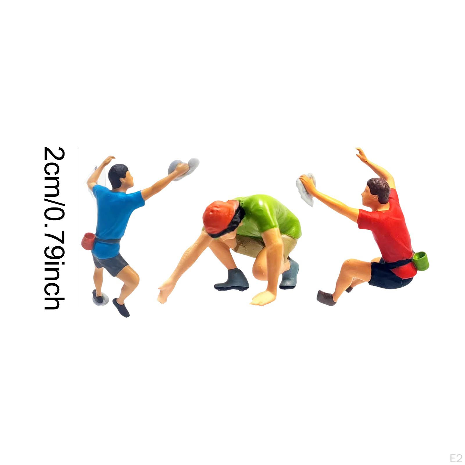 1/87 Модель скалолазных фигур для диорамы и макетов поезда 2 pieces — фото 4