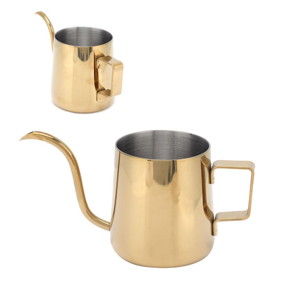 Food Grade Material Stainless Steel Slender Pot Gooseneck Kettle  Coffee Brewing