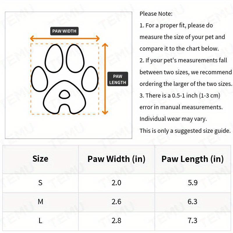 4pcs Non-slip Dog Socks with Waterproof Sole, Breathable Pet Shoes for Outdoor Walking