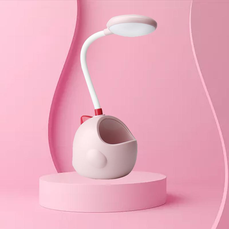 D2 Led Desk Lamp Bedside Lamp Bedroom USB Night Light Girl Dormitory Girl Heart Desktop Decoration Small Table Lamp Feeding Lamp