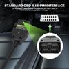 E60 OBD II Vehicle ECU Emergency Power Supply Cable 12V Car Memory Saver With 2 Alligator Clip&Battery Box