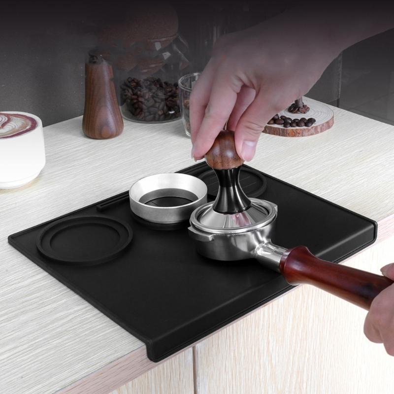 Practical Silicone Coffee Tamper Mat Espresso Silicone Mat Coffee Pad Silicone Pad Mat Espresso Coffee Tamper Mat