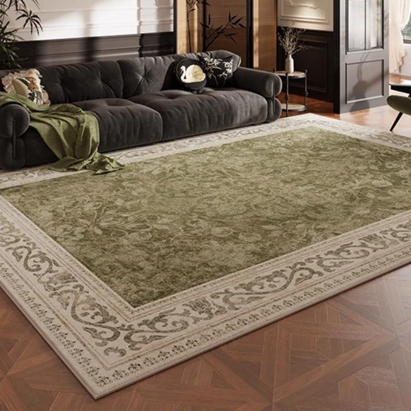 Nordic Style Living Room Decoration Soft Carpet Washable Lounge Green Floor Mat Large Area Rugs for Bedroom Anti-slip Study Rug