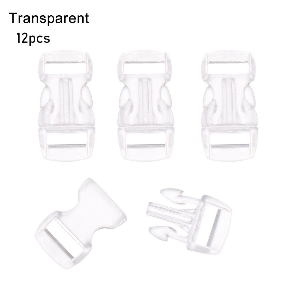 quality 3/8" 10mm Curved Dog Collar Strap Webbing Outdoor Tool Camp Bag Parts Side Release Buckle