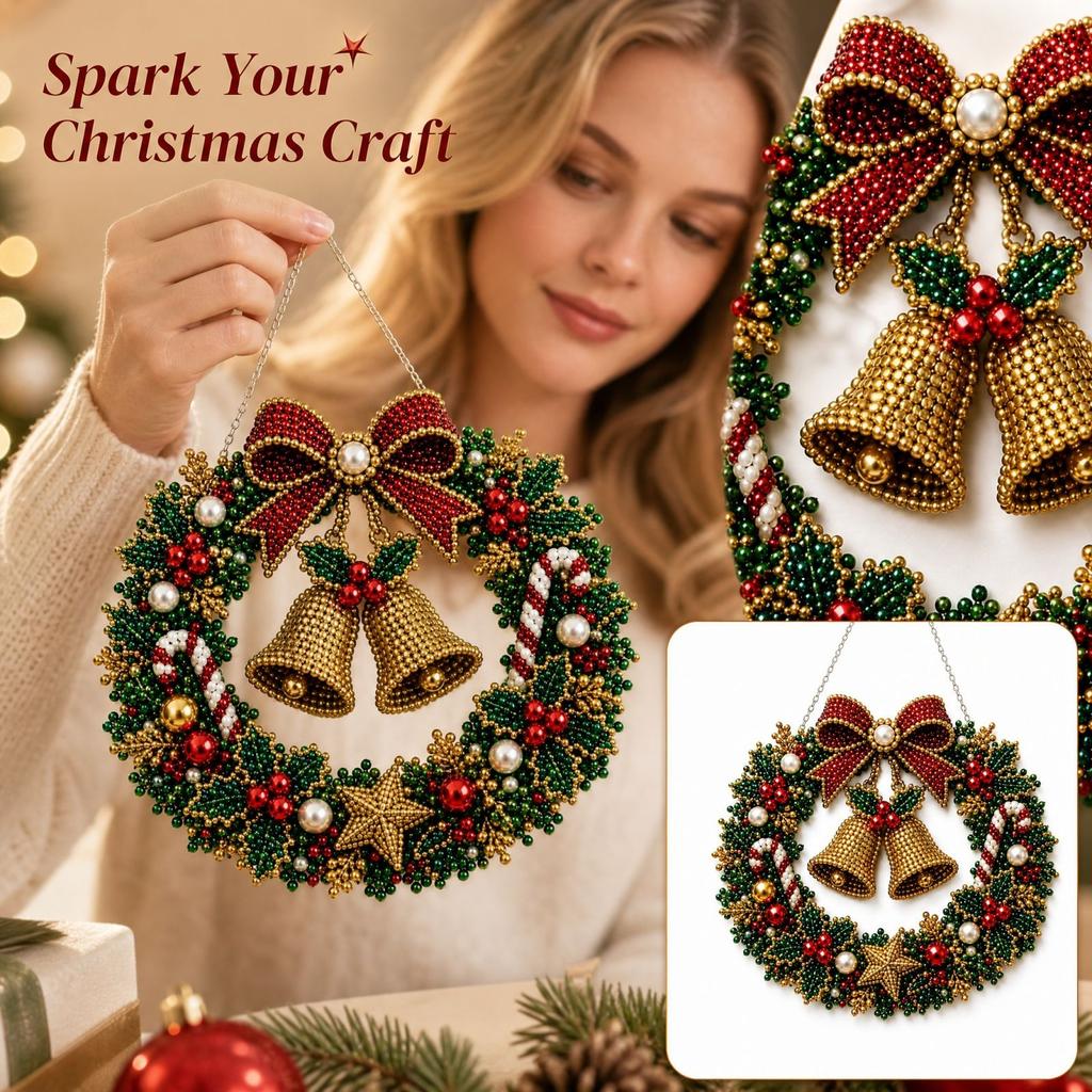 Pendant Set - Christmas Bell Design for DIY Jewelry Making