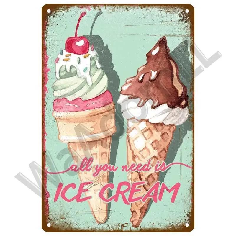 Wall Art Decoration Fast Food Metal Sign Board Retro Tin Sign Iron Paint Party Area Kitchen Restaurant Caf Restaurant Bar