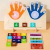 Toys Wooden Toddler Montessori Math Finger Arithmetic Toy Counting Early Education Learning Game for Intelligence Kids Children