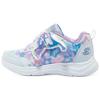 Girls Versatile Light-Up Shock Absorbing Durable Low-Top Casual Shoes Kids Sneakers Light-Blue Lavender 303260L-LBLV