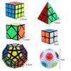 POTAN Thinkmax 6ks Speed ​​Cube Set, Magic Cube Set of 2x2x2 3x3x3 Pyramid Megaminx Skew Cube Set of Puzzle