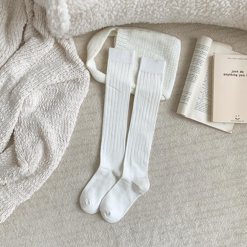 Drawing Stockings Children'S Japanese Jk College Style Long Stacking Socks Spring And Autumn Simple East Gate And Knee Calf Socks