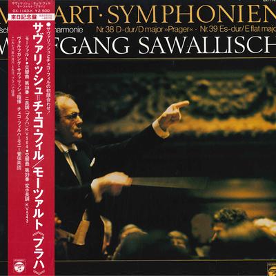 LP Record WOLFGANG SAWALLISCHDIR.TSCHECHIS  MozartSymphonies No.38prague39 OX1143K COLUMBIA 1980 Japan Obi Classical Used