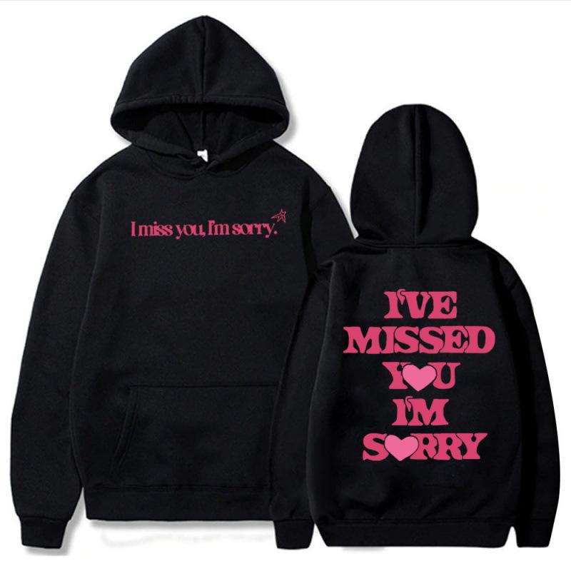 Independent Station Large Size Male Female Alphabet Street Hooded