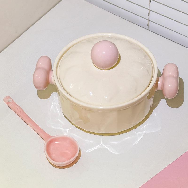 

Высококачественная миска для лапши быстрого приготовления с крышкой, миска для лапши быстрого приготовления для студенческого общежития, миска для улиточного порошка большой вместимости, домашняя миска для супа no specifications