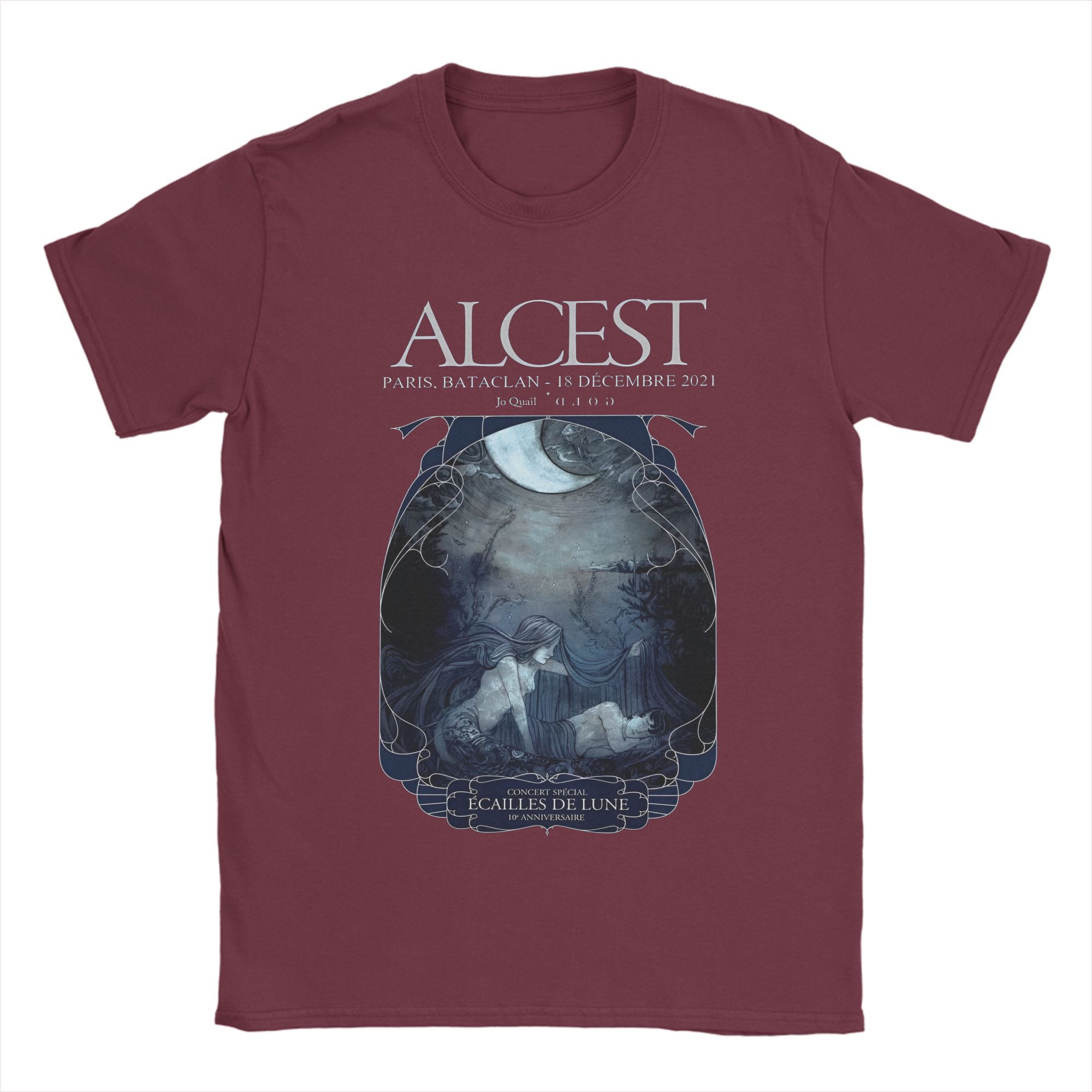 

Чоловічі французькі футболки ALCEST З чистої бавовни Вінтажні футболки з коротким рукавом з круглим вирізом Великі розміри Футболка XL