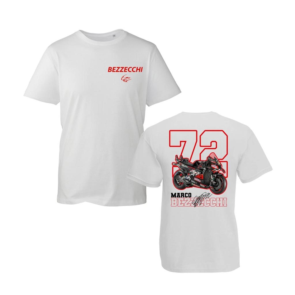 Motogp Marco Racing T-Shirt Fahrer Nummer 72 Motorrad T-Shirt Bike Liebhaber Geschenk HighEnd Luxus Unisex Stil Sowohl Unisex Als Auch Unisex