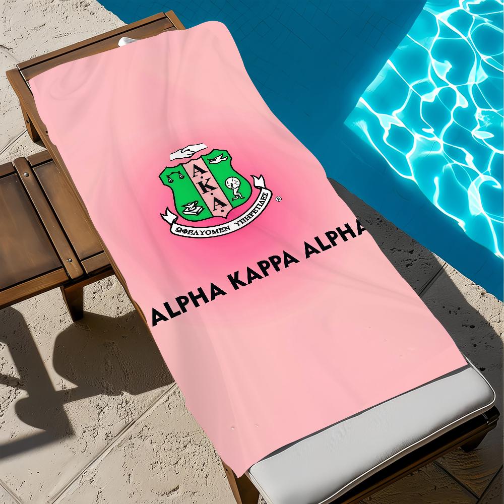 A-alpha-a K-kap-pa Towel Large  A-alpha Quick-Drying Microfiber soft Beach Towel for Travel Fitness Sauna Bathing Camping