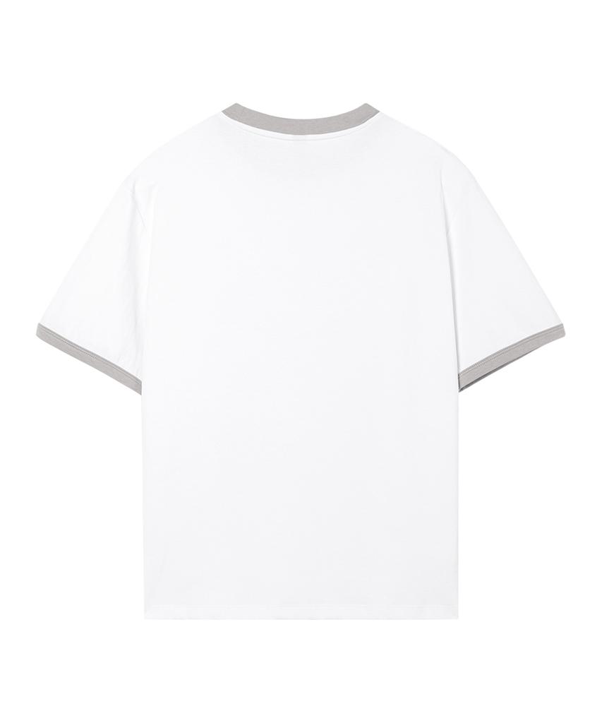 Weseullihyuseuteon Essential Logo Ringer T Shirt White