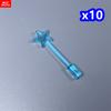 MOC Blocks Utensil Star Magic Wand 6124 Stick Love Heart Crown Bow Construction Bricks Part Playthings Accessories Princess Girl Dolls