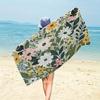 Soft Microfiber Beach Towel Small Floral  Beach Towel,soft and Absorbent,essential for Camping,swimming,and Beach Activities