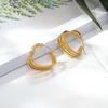 Light Luxury Geometric Circle Earrings – Simple & Fashionable, Perfect for Daily Wear & All Outfits