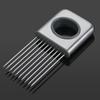 Onion Holder For Vegetable Fruits Cutter Stainless Steel Prongs Veg Fruit Help Potato Mt Peeler Chopper