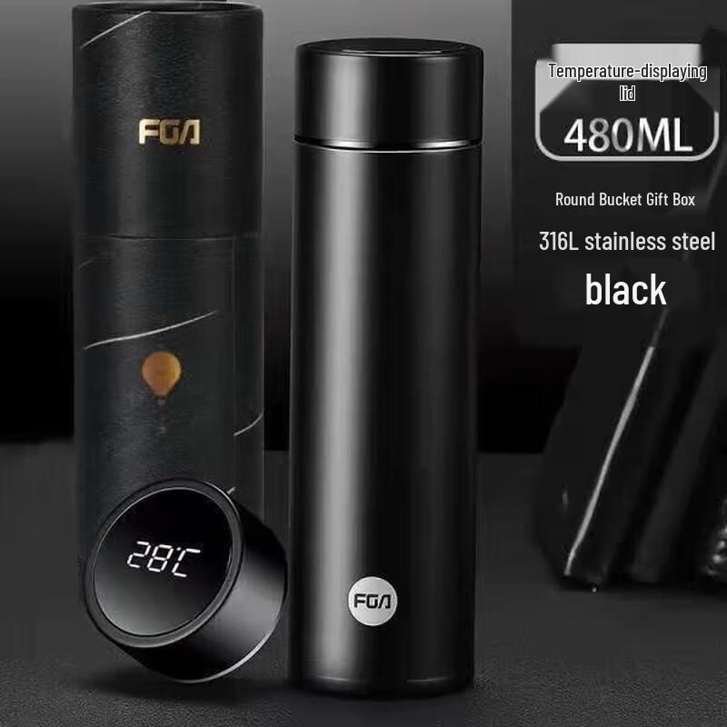 FUGUANG Milan 316L Smart Temperature Display Insulated Tea Mug