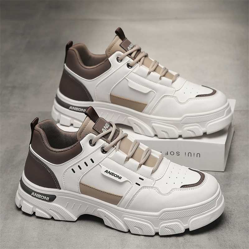 Men's shoes autumn 2025 new trend versatile sports mountaineering thick-soled wear-resistant explosive youth casual tooling shoes