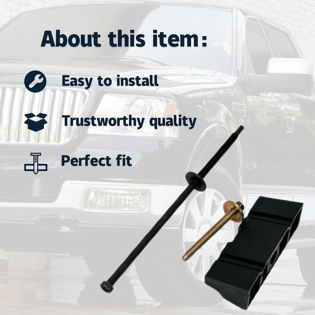 Base Clamp Battery Hold Down Kit Compatible For Expedition, F-150, Fusion, Mustang, Aviator+More 00588