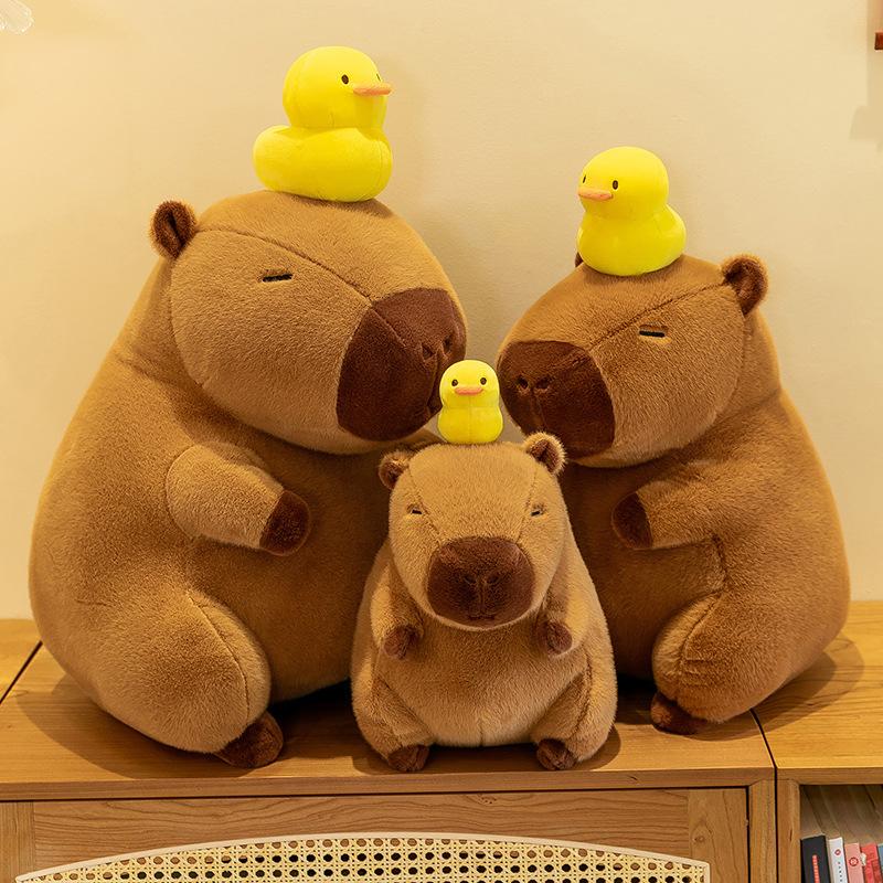 30/40/50cm Capybara Plush Doll Cute Capibara Anime Fluffty Toy Kawaii Plushie Birthday Doll Gift for Kids Soft Stuffed Animals