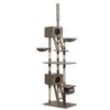 Arbre à chat - vidaXL - 170522 - Gris - 230-260 cm - Griffoirs en sisal
