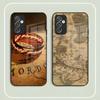 Oriwood MIDDLE EARTH MAP LOTR Phone Case for Samsung S24 Ultra S23 S22 S20 Fe S21 Plus Galaxy A54 A34 A24 A53 M54 Note 20 Back C