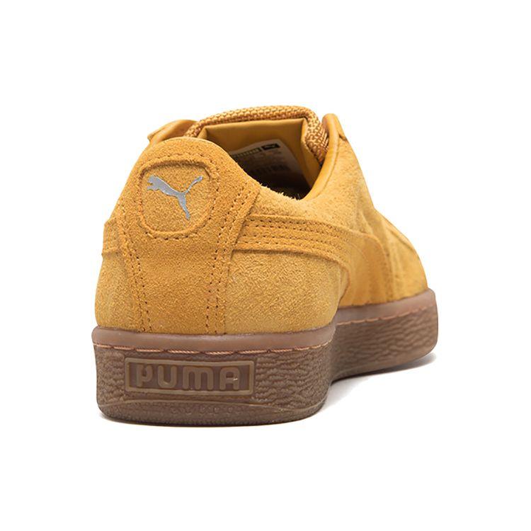 Puma Basket Classic Weatherproof Low Top Sneakers Unisex Sneakers Yellow Brown 363829-05