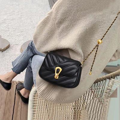 Summer Diamond-shaped Chain Small Square Bag A Niche High-end Quality Single-shoulder Crossbody Bag