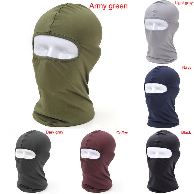 Menn Kvinner Sommer Balaclava Sun Uv Face Shield Full Face Cover Neck Hette Headwrap