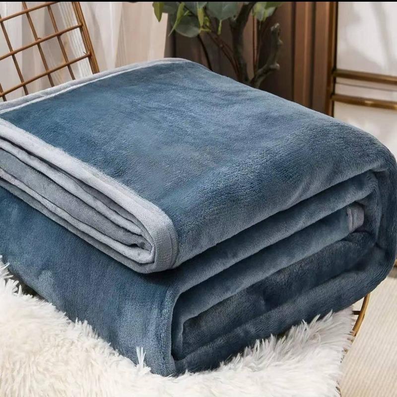 Thick Milk Velvet Blanket Double Bed Bedding Soft and Skin Friendly Home Textile Multiple Styles To Choose From Machine Washable Not Easy Shed Hair