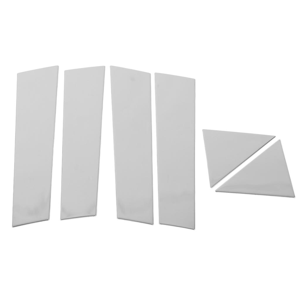 6pcs Door Window Chrome Pillar Post Trim 304 Stainless Steel Car Accessories Replacement for Chrysler 300 300c 2005‑2010
