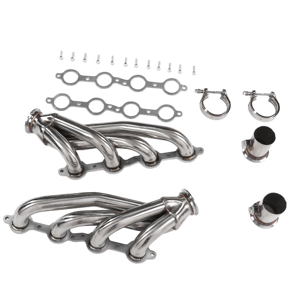 20PCSCelsiusSet Engine Conversion Swap Header 304 Stainless Steel Replacement for LS Series Motors