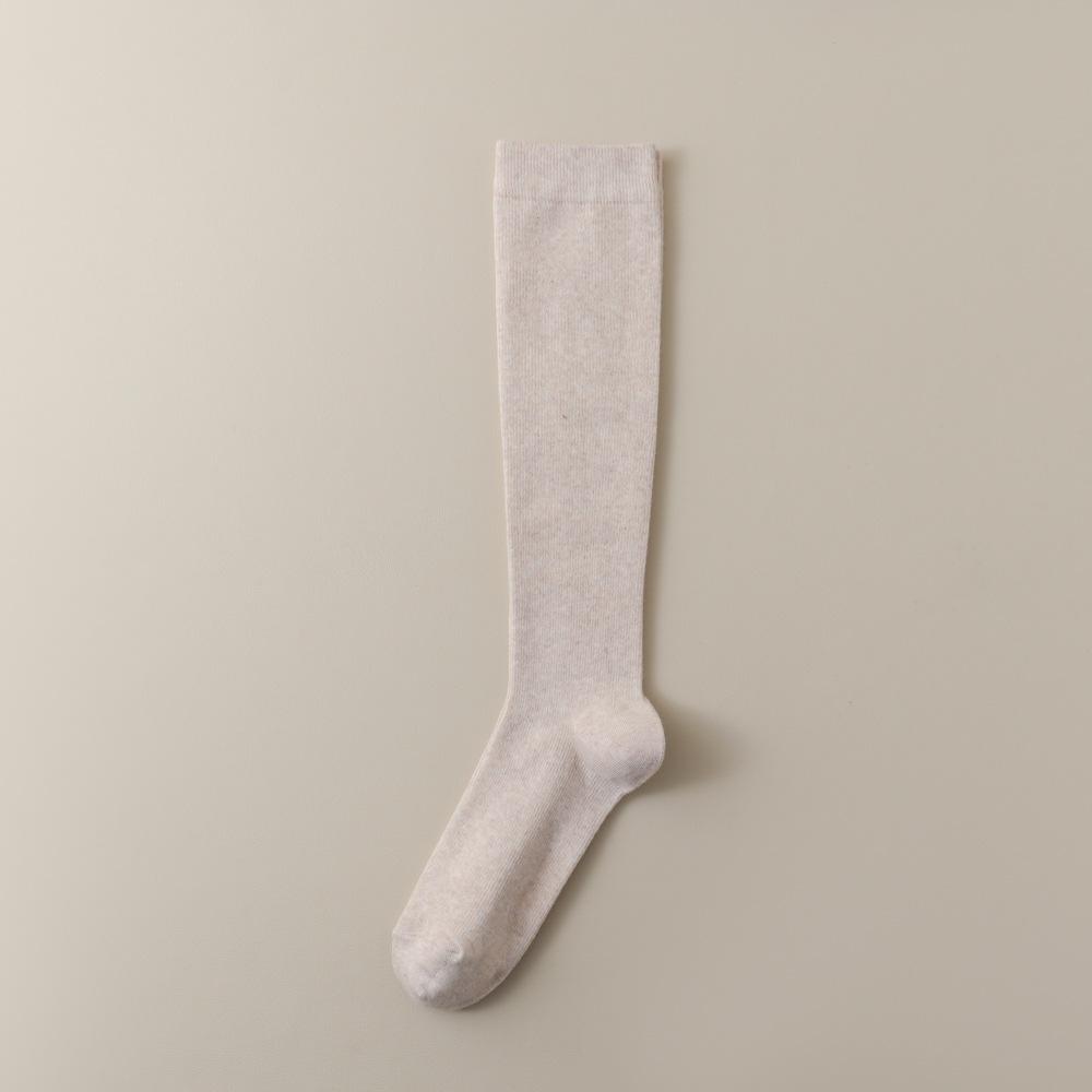 Pressure Slimming Leg Calf Socks for Women, Spring and Autumn, Long Thigh-high Black Mid-calf Socks