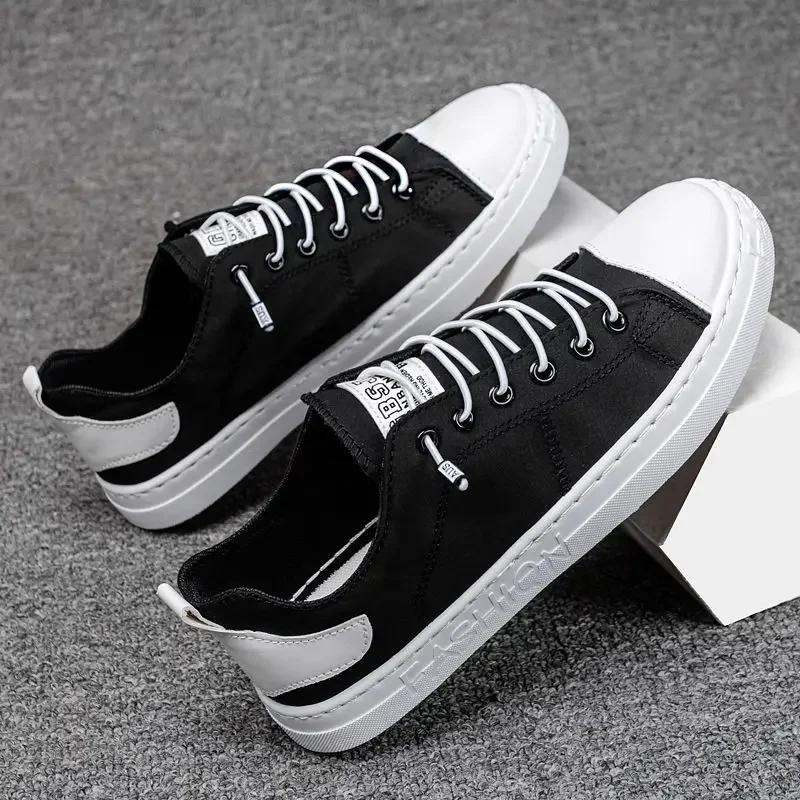 Fashion Sneakers Male Casual Men's Vulcanize Shoes Canvas Work 2024 New Arrivals Classic Original Size 44 Designer Luxury Brand 45