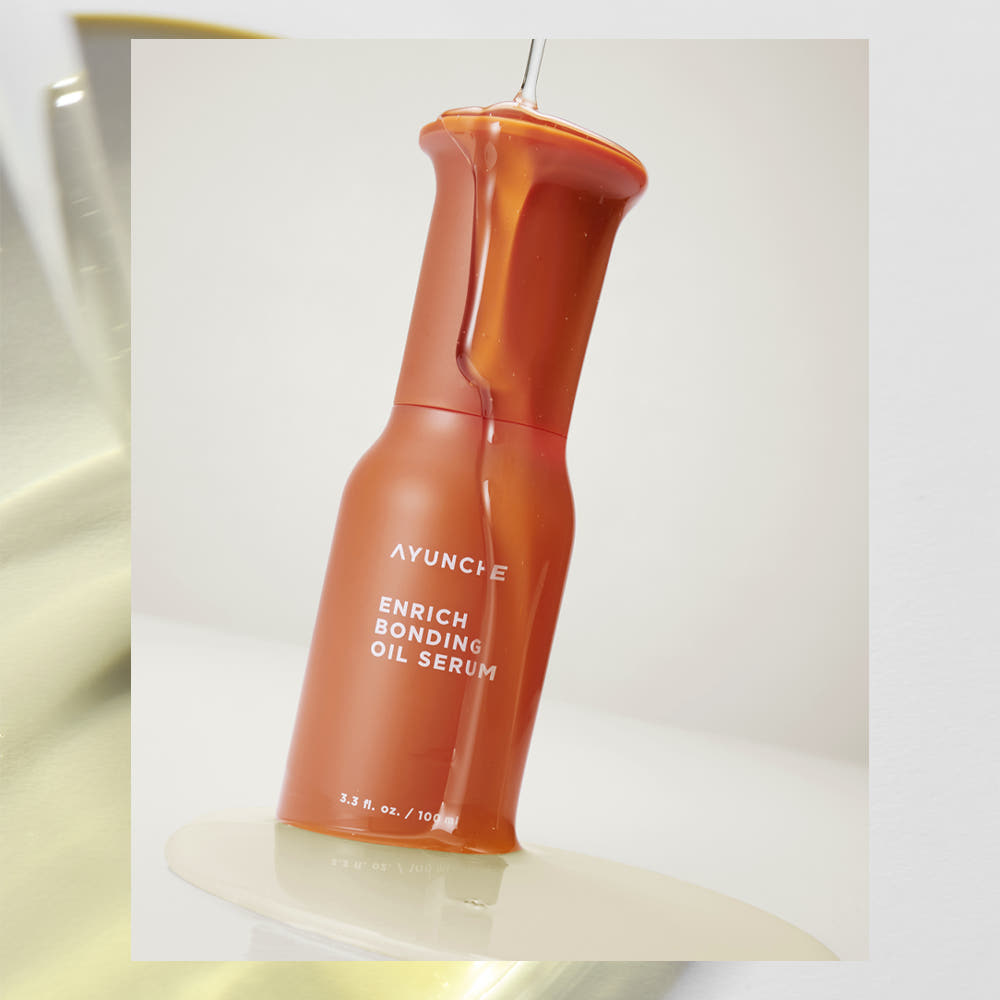 AYUNCHE Enrich Bonding Oil Serum 100ml Korean Bond Repair Hair Oil for Damaged, Frizzy & Split Ends