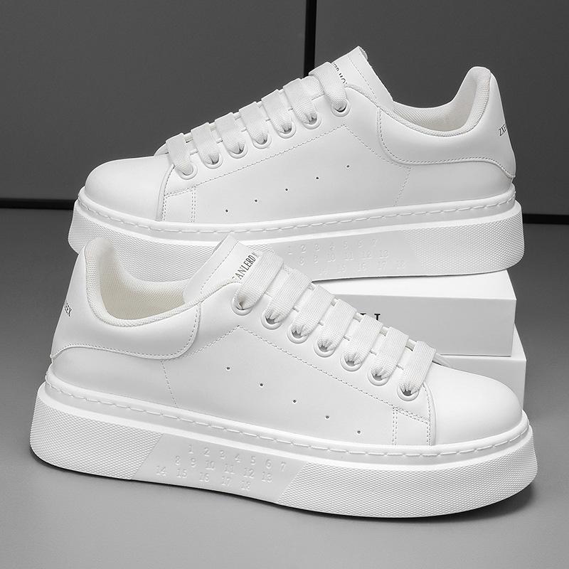 22 spring and summer new breathable thick-soled heightening couple board shoes casual shoes