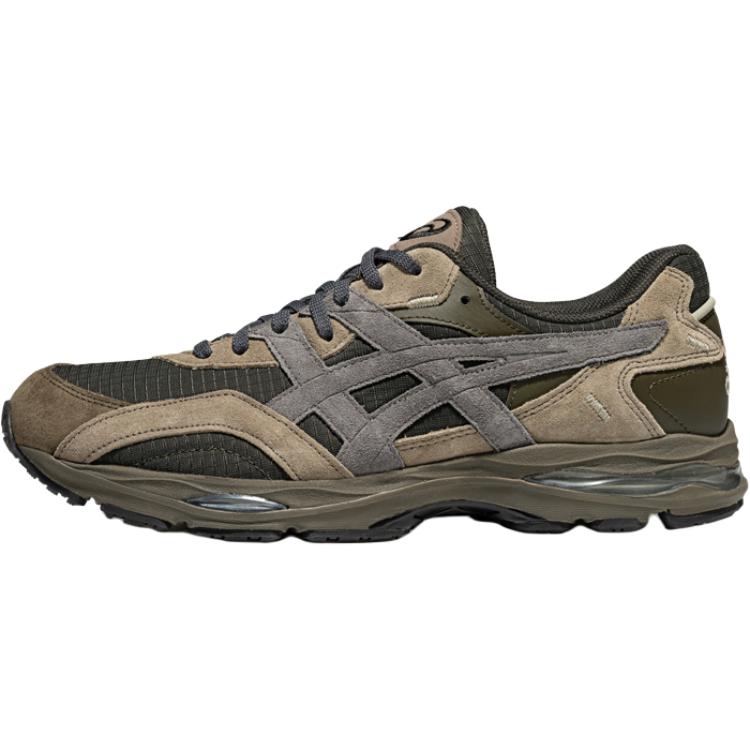 Asics Gel-Mc Plus Mesh Fabric Synthetic Leather Fashionable Breathable Support Low-Top Casual Shoes Unisex Sneaker Dark-Brown 1203A871-250