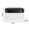 Flame aroma diffuser with LED digital clock color changing mood light and smart remote control for home office desktop use