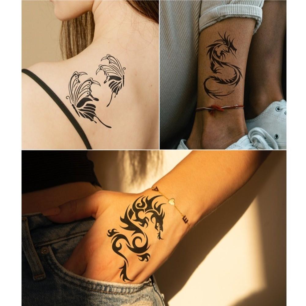 Fake Tattoo Decals Henna Tattoo Template Hollow Temporary Tattoo Henna Tattoo Stencil  Girls