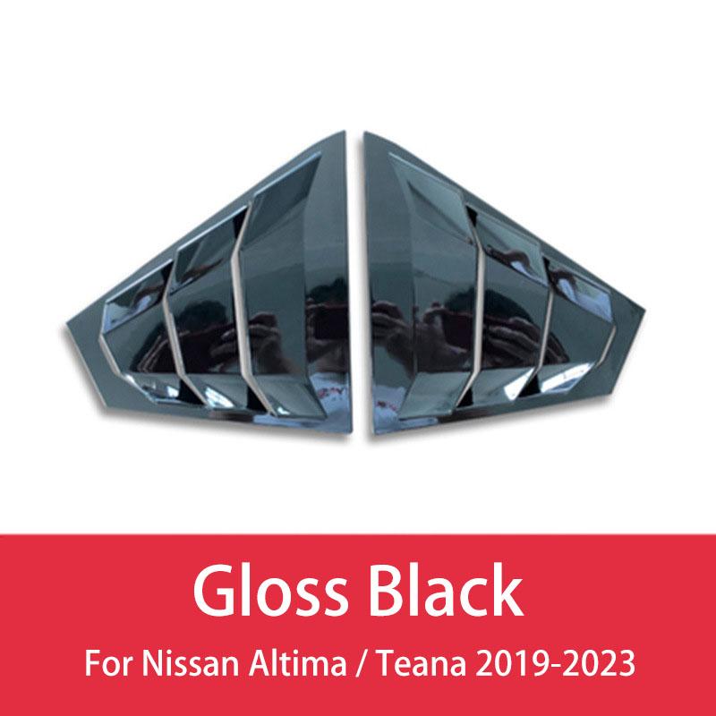 

Для Nissan Altima / Teana 2019-2025 Автомобильная Задняя Жалюзи Боковая Крышка-Накладка на Окно Вентиляционная Решетка АБС Карбоновое Волокно Черный