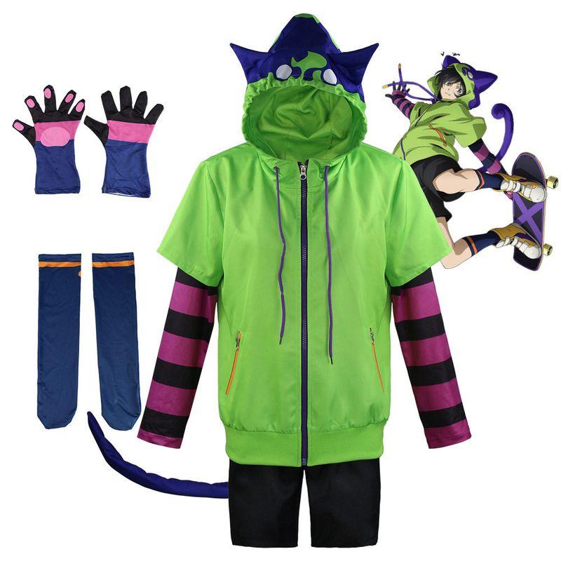 Infinity Skateboard Cosplay Outfit Chinen Miya Sweatshirt Anime Convention Performance Costume Role-Playing Clothing