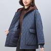 Women's Winter 2024 Hooded Cotton Coat - Loose, Plus Size, Casual Warm Jacket for Middle-aged & Elderly Moms