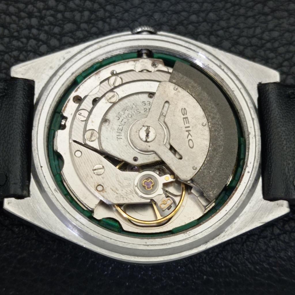 SEIKO 5 AUTOMATIC VINTAGE JAPAN 6319A MENS YELLOW COLOR DIAL WATCH a702704-1 R210-a702704