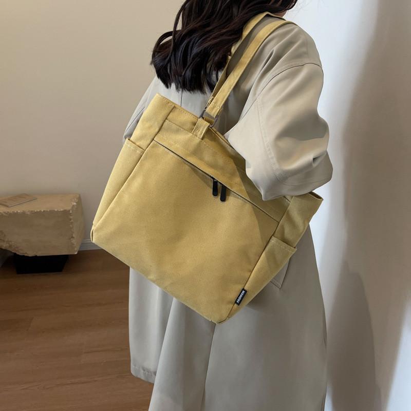 Trendy Urban Canvas Tote Bag For Women Spacious And Stylish Handbag 2023 New