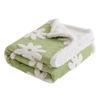 Pet Waterproof Blanket Flannel Shu Cotton Lint Sherpa Thickened Pet Blanket Kennel